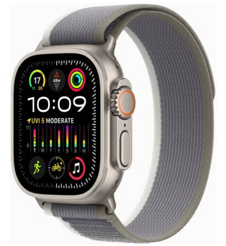 Apple Watch Ultra 2 GPS + Cellular, 49mm Green/Grey Trail Loop - M/L